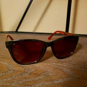 Fossil Black and Brown Sunglasses